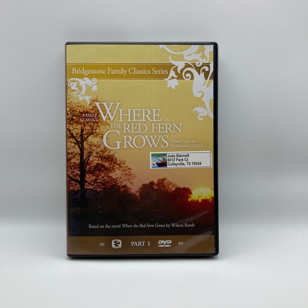 Where the Red Fern Grows DVD Bridgestone Family Classics Series Part 1 Movie